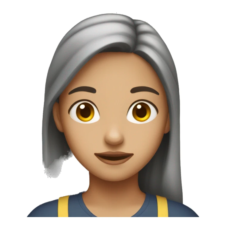 Girl Staying in lane sticker