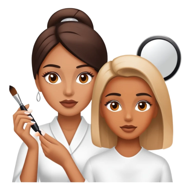 girl in beauty salon sticker