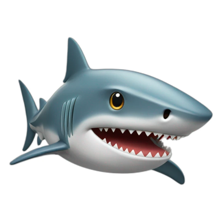 Shark with a college degree in graphic design  sticker