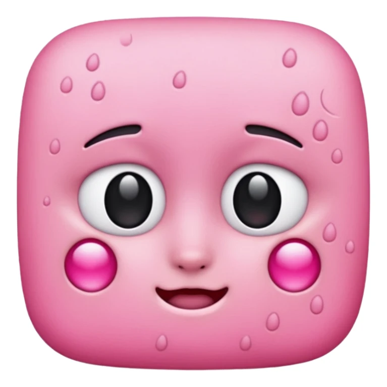 skin pore in pink tones  sticker