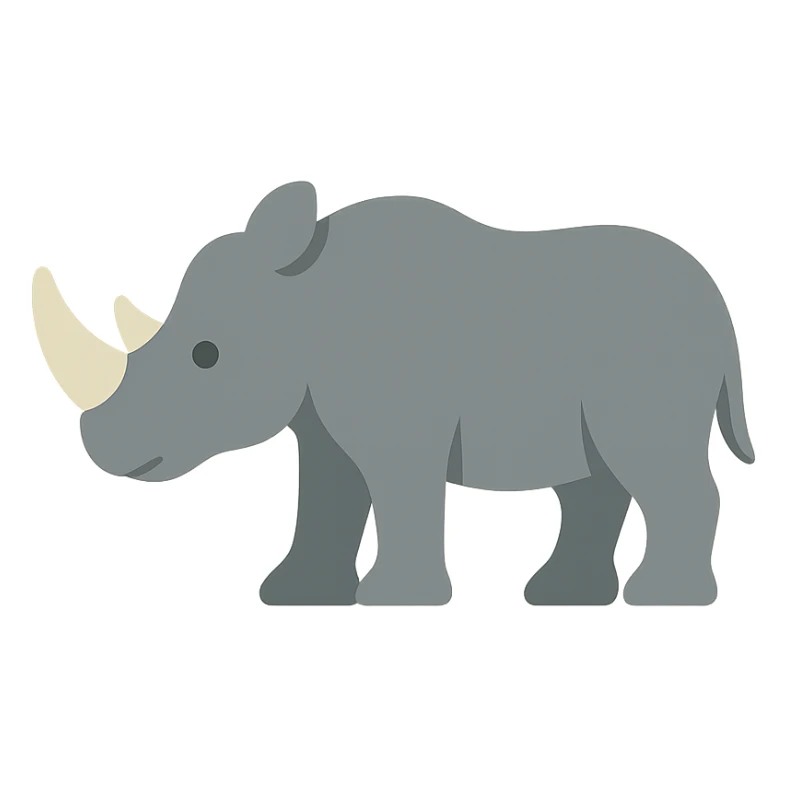 Rhinoceros sticker