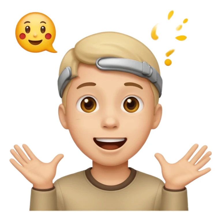 a boy who wakes up emoji sticker