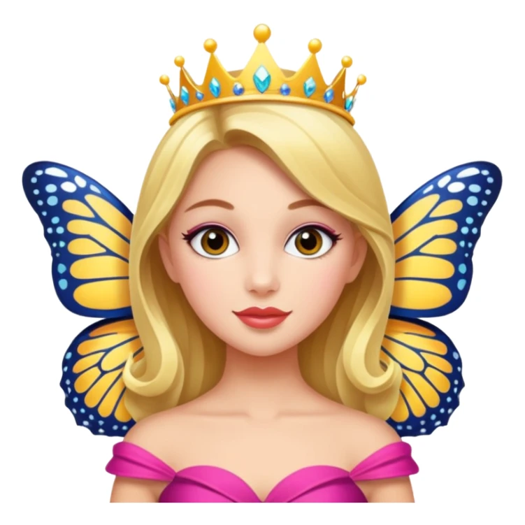 My daughter, the miss  pageant butterfly winner ￼￼ sticker