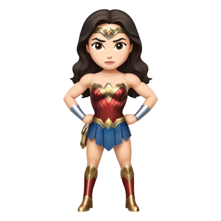 Wonder woman pose sticker