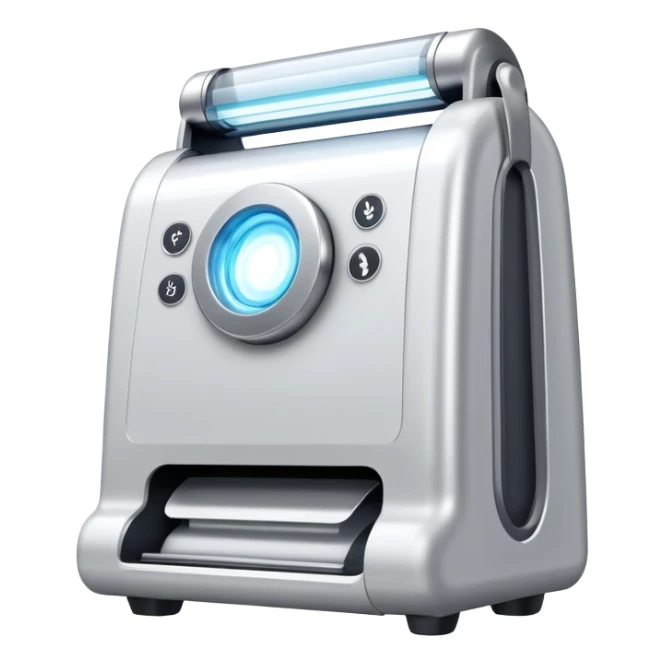 Máquina de depilación láser con rayos de luz sticker