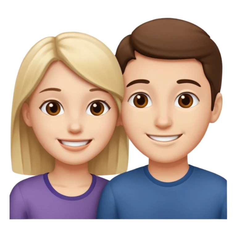 two friends meet each other and they re looking at each other sticker