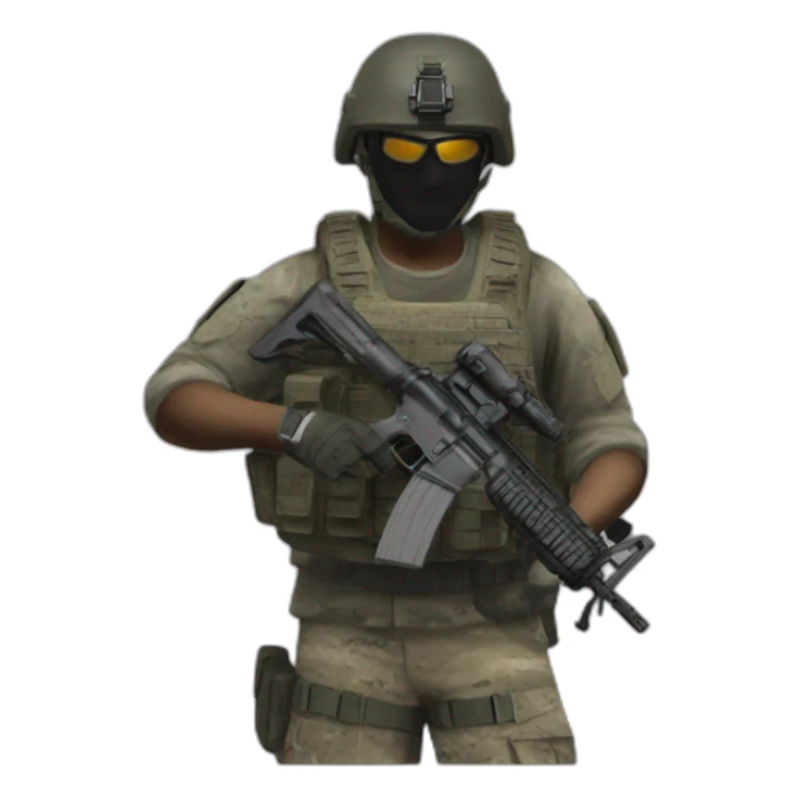 Call of duty 4 modern warfare SAS soldier sticker