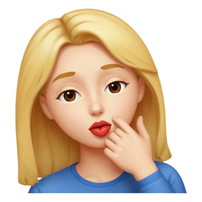 The I show speed kiss face sticker