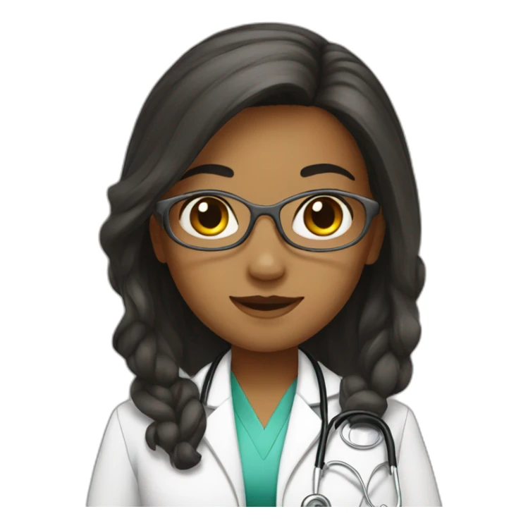 girl doctor sticker