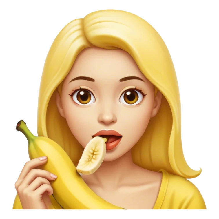 Your mom eating a banana  sticker