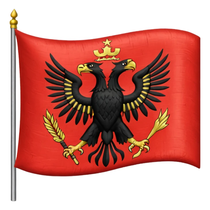 Flag emoji of dardania flag sticker