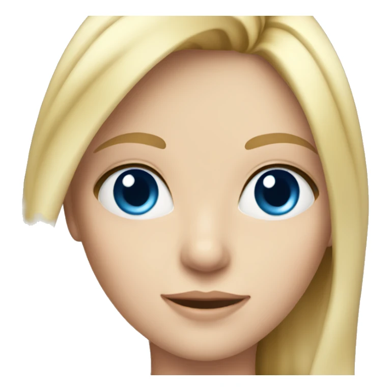 Formula one blonde girl with blue eyes  sticker