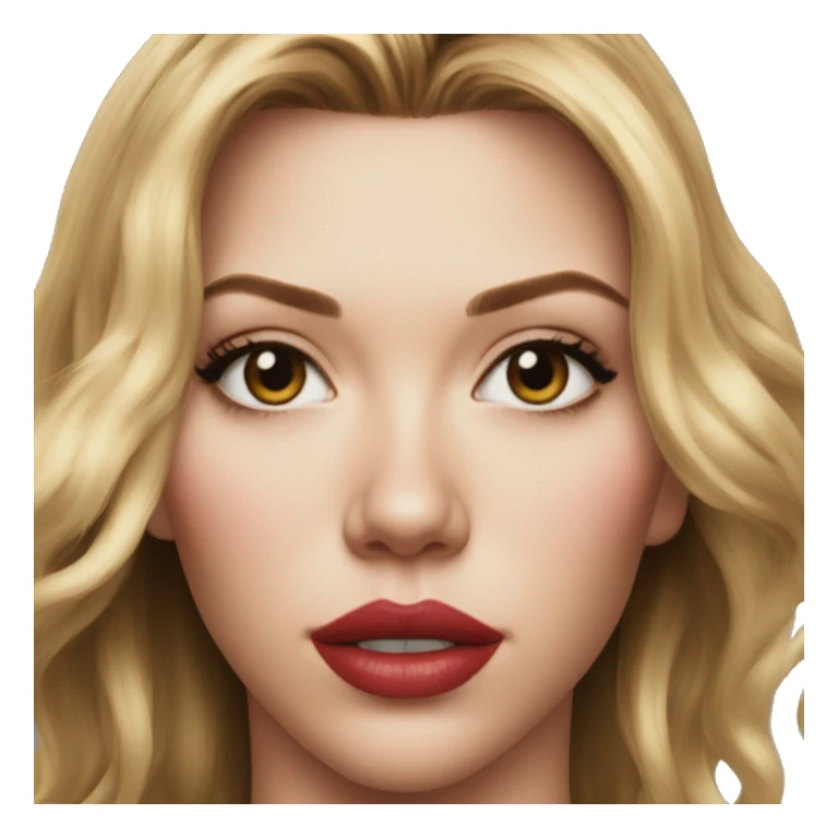 scarlett johansson super ultra real sticker