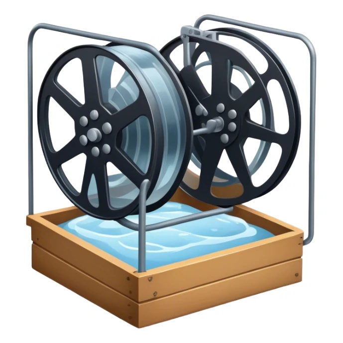 Film reel in COLD Frame sticker