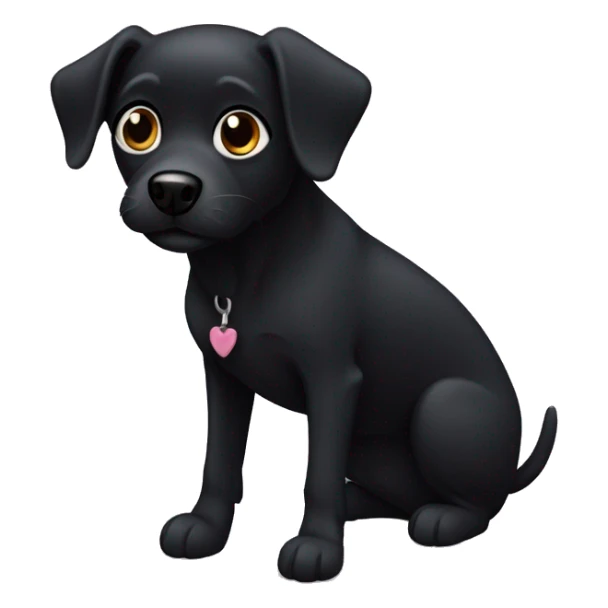 little black dog like a markiesje sticker