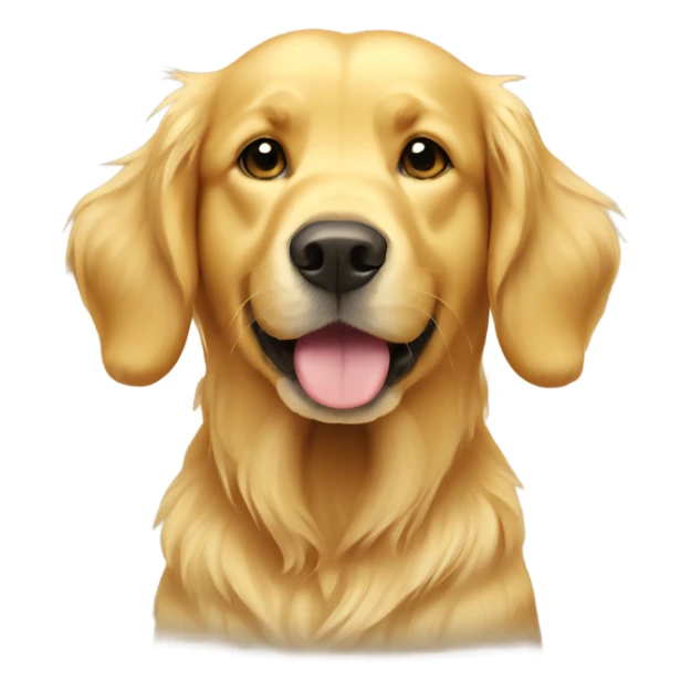 Golden retriever dog wearing yellow shoes sticker