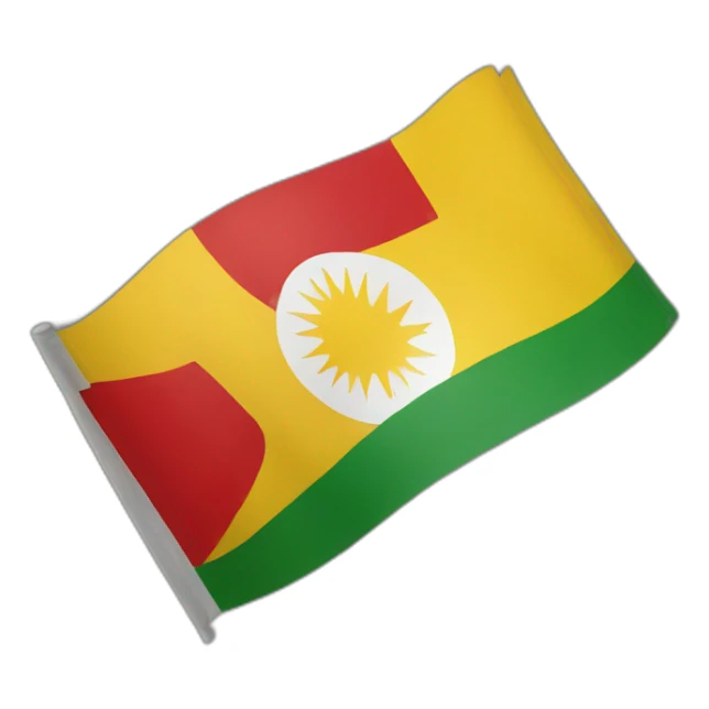 Kurdistan flag sticker