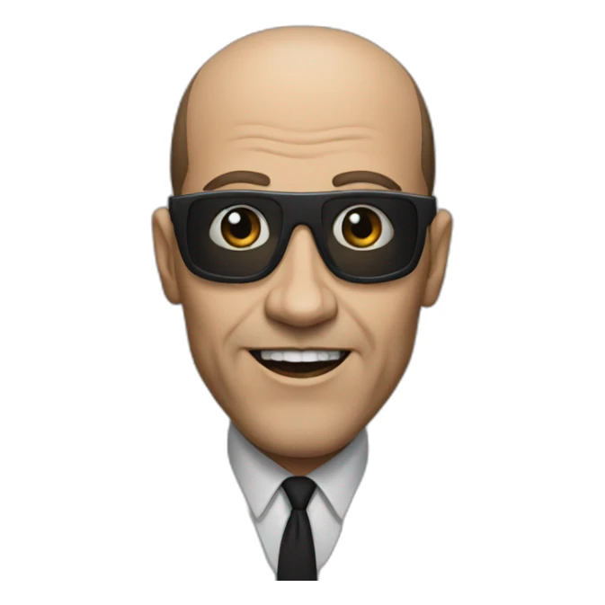 famous character from Scanners movie sticker