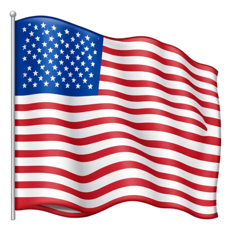 American Flag with the words "I-130" approved sticker