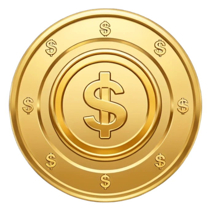 money bonus icon for site navigation. backend money  sticker