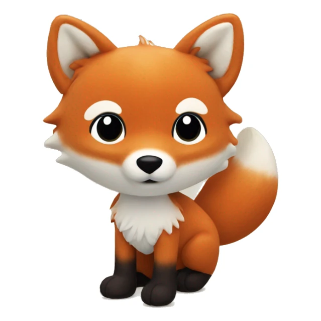 Jellycat fox sticker