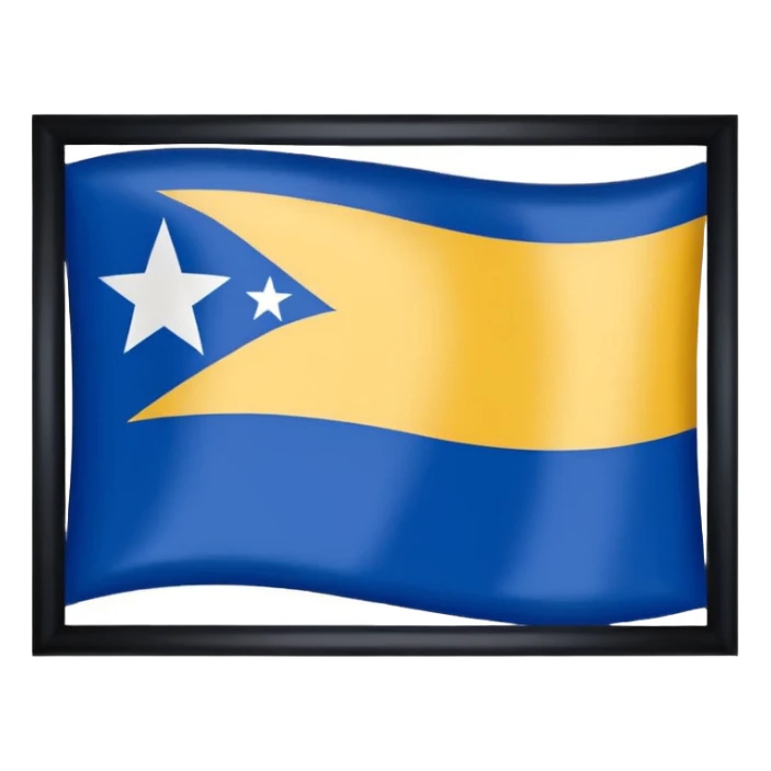 Bandera del estado zulua Venezuela  sticker