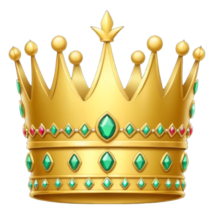create an icon of an emperor crown with amazing details and looks insane sticker