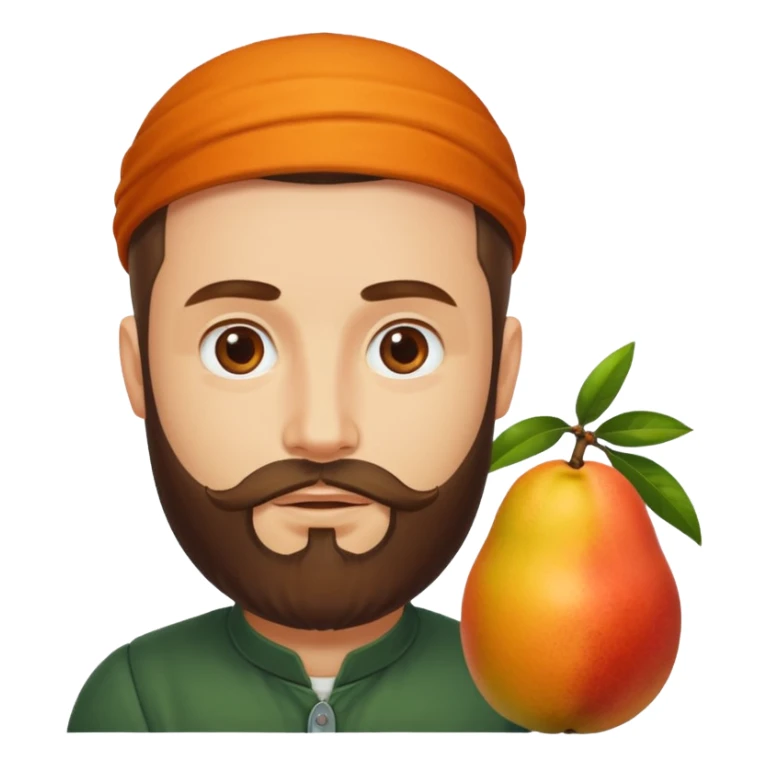 Louis de Nagy-Bocsa barbe, mangue  sticker