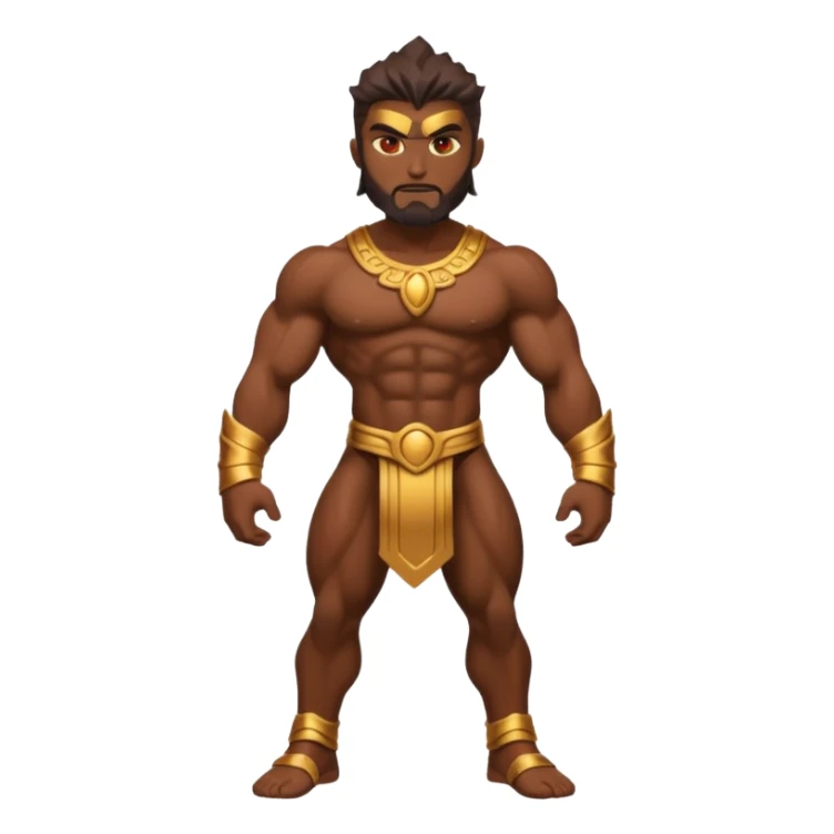 dios baal cuerpo completo sticker