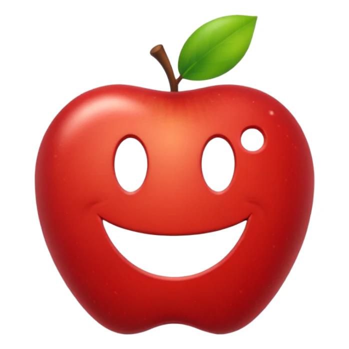 domain name label with .com emoji style Apple sticker