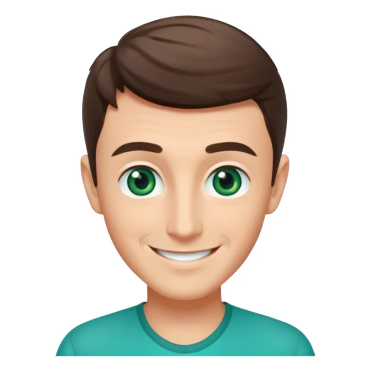 George Russell F1 green eyes with turqoise outfit sticker