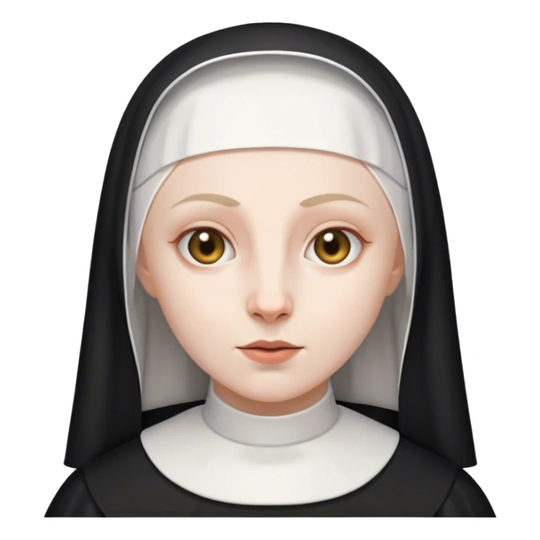 Nun sticker