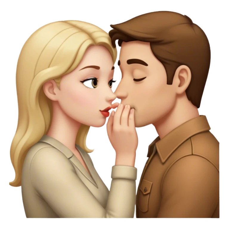 Kissing the hand of a lady sticker