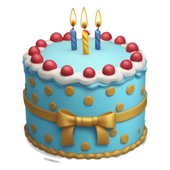 birthday cake sticker