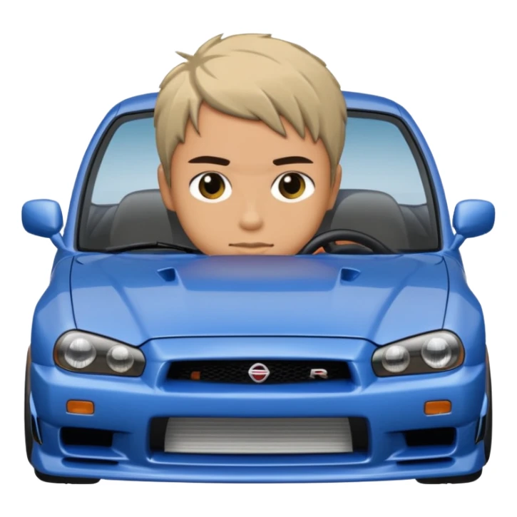 💇 driving His Nissan Skyline R34 Gtr  sticker