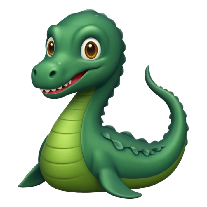Create an emoji of Lochness monster sticker