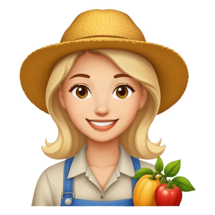 Agricultrice qui dit « yes » sticker