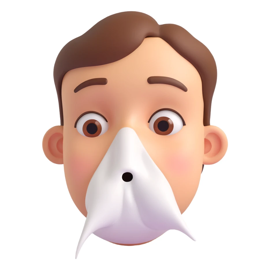 naso raffreddato, fai solo il naso sticker