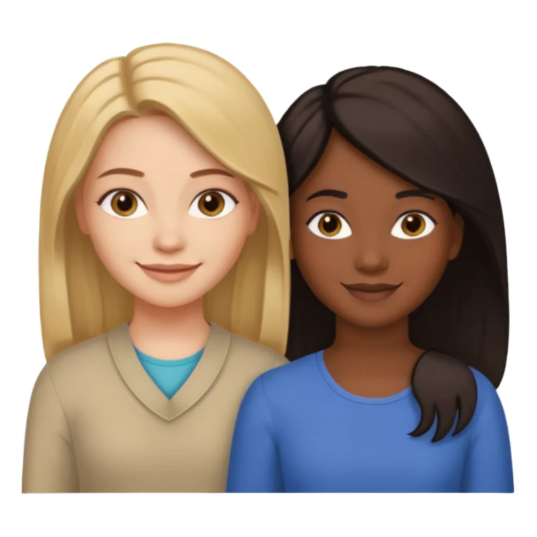 two sisters – Sonya and Taya they look different) sticker