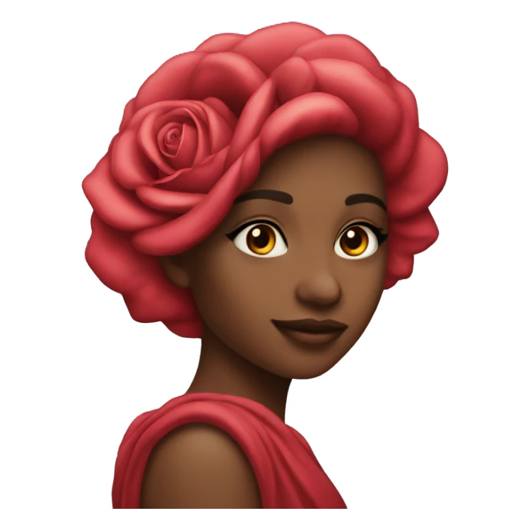 rose red beauty sticker