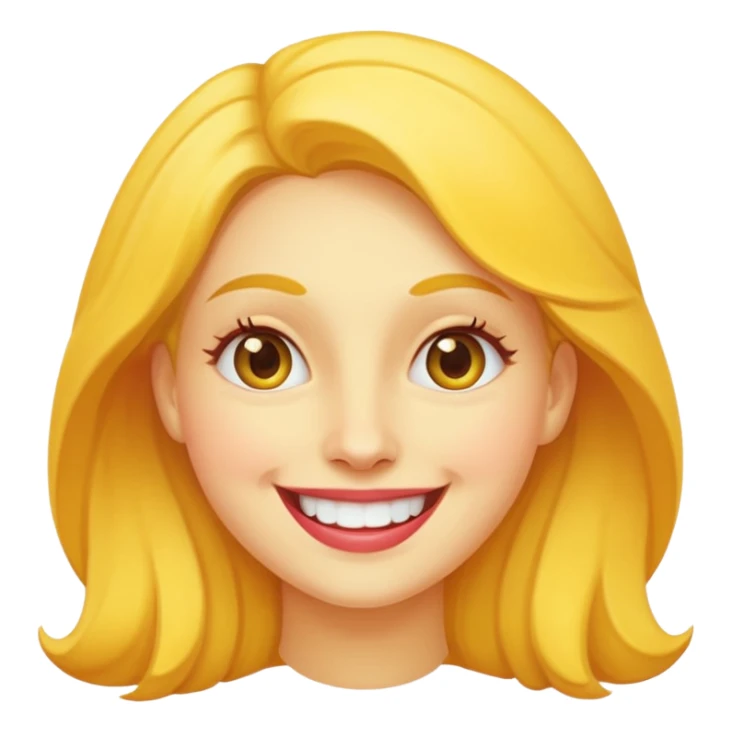 Nake the yellow woman from WhatsApp sticker