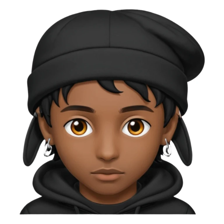 Bonnet à oreilles longues et pointues de playboi carti  sticker