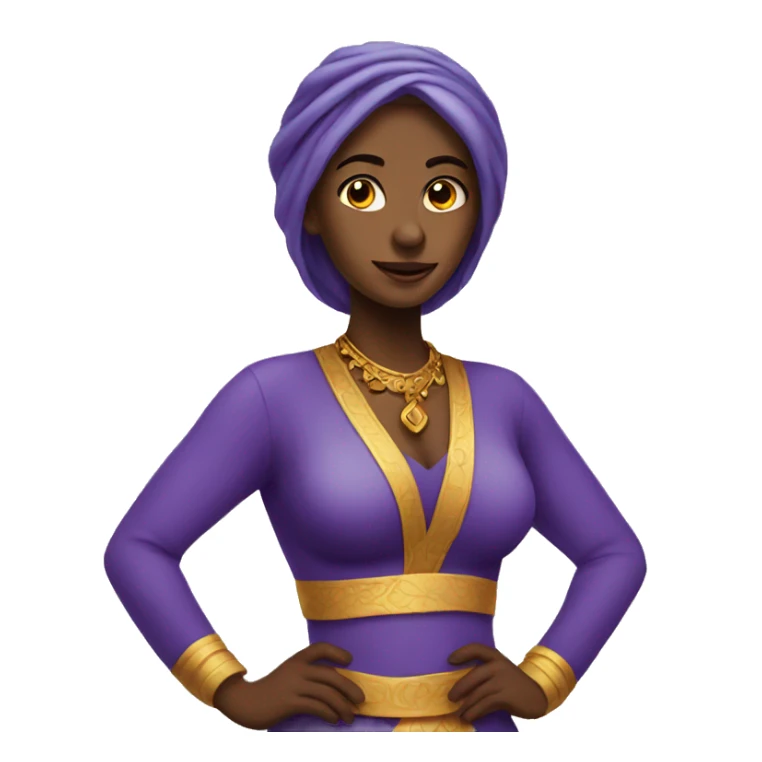 female genie emoji sticker
