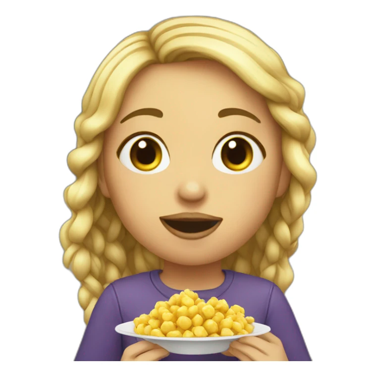 Tow girl eat a pop sticker