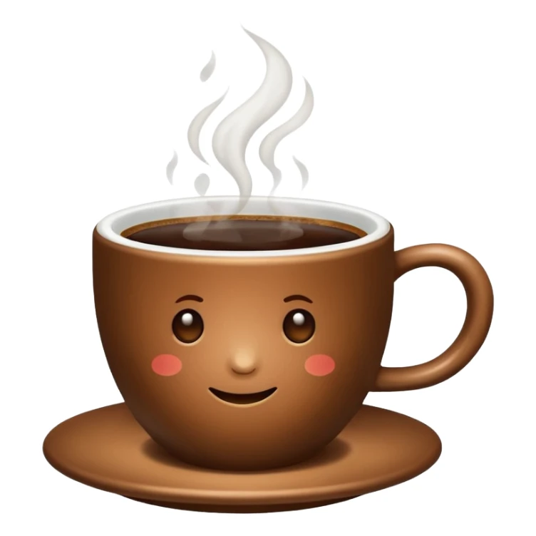 a cup of coffee sticker