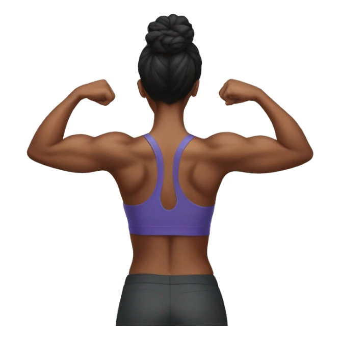 Woman Back muscles sticker