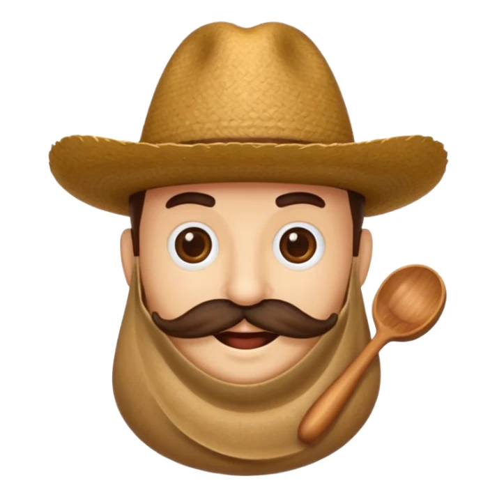 me puedes hacer un grano de café antropomorfo con bigote y sombrero 



 sticker