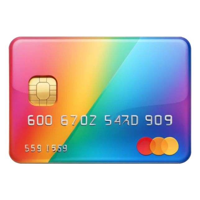 aesthetic credit card sticker