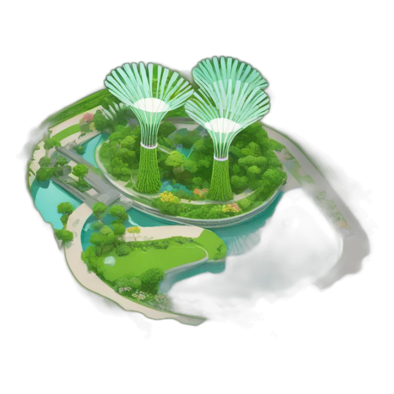 Singapore gardens by the bay sticker