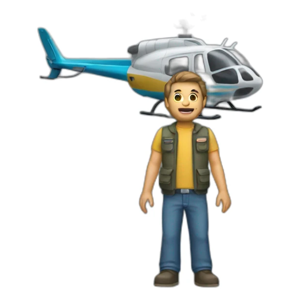helecopter sticker